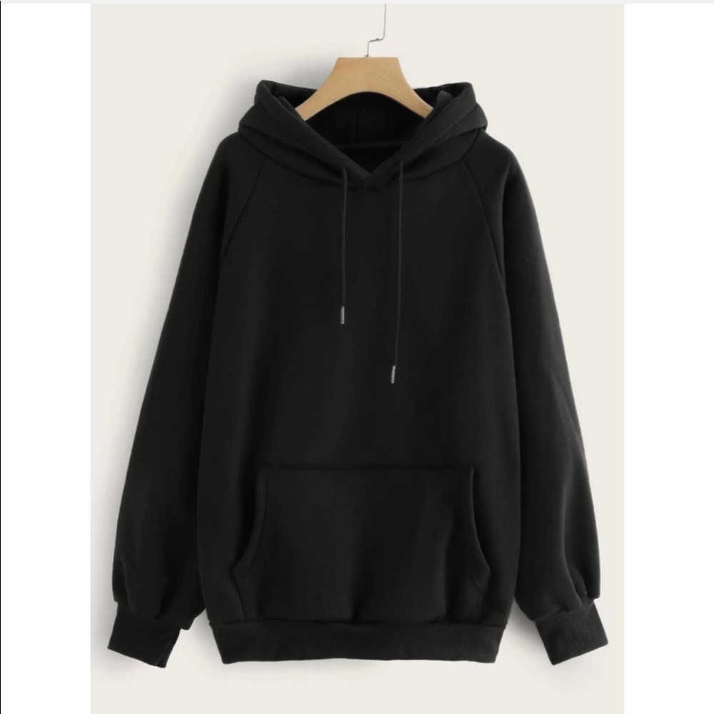 black hoodie